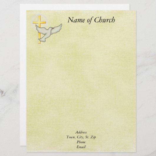 Christlicher Briefkopf (Vorne/Hinten)