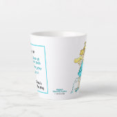 Christlicher Cartoon Angel Diet Tipp #1 Goals La Milchtasse (Vorderseite)