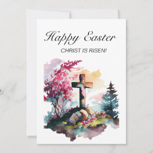 Christlicher Christ Risen Happy Oster Feiertagskarte