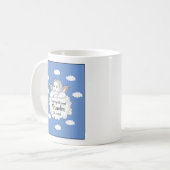 Christlicher Cloud Angel Happy 60. Geburtstag Kaffeetasse (Vorderseite Links)