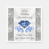 Christlicher Cocktail zum 65. Geburtstag Serviette (Vorderseite)