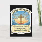 Christlicher Coder Codieren ist mein Ministerium P Karte (Vorderseite)