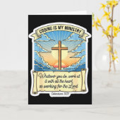 Christlicher Coder Codieren ist mein Ministerium P Karte (Gelbe Blume)