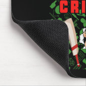 Christlicher Cricketspieler Lustiger Spruch Alles  Mousepad (Ecke)