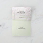 Christlicher Dank, dass Sie aus dem Herzen bedient Dankeskarte (Innenseite)