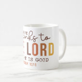 Christlicher Dank für Inspiration Kaffeetasse (VorderseiteRechts)