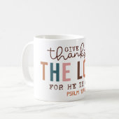 Christlicher Dank für Inspiration Kaffeetasse (Vorderseite Links)
