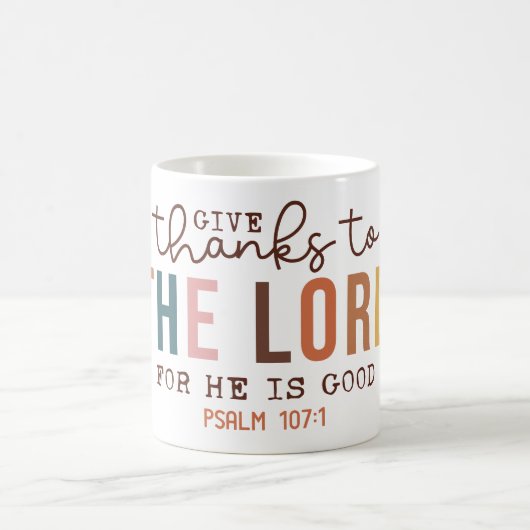 Christlicher Dank für Inspiration Kaffeetasse (Mittel)