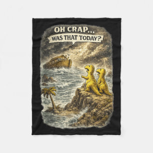 Christlicher Dinosaurier Humor Jesus Dinos Design Fleecedecke