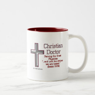Christlicher Doktor Zweifarbige Tasse