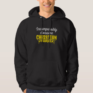 Christlicher Drummer Church Worship Drum Player 28 Hoodie