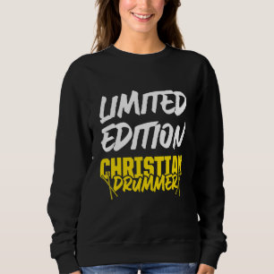 Christlicher Drummer Church Worship Drum Player 62 Sweatshirt