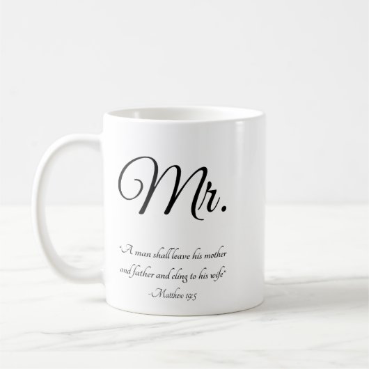 Christlicher Ehemann Kaffeetasse (Links)