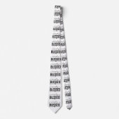 Christlicher, einfach gesegneter Text Krawatte (Vorderseite)