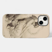Christlicher Engel auf Stein Case-Mate iPhone Hülle (Rückseite (Horizontal))