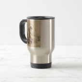 Christlicher Engel auf Stein Reisebecher (Vorderseite Links)