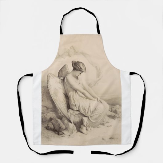 Christlicher Engel auf Stein Schürze (Vorderseite)