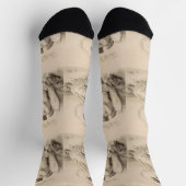 Christlicher Engel auf Stein Socken (Oben)