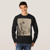 Christlicher Engel auf Stein T-Shirt (Vorne ganz)