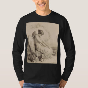 Christlicher Engel auf Stein T-Shirt