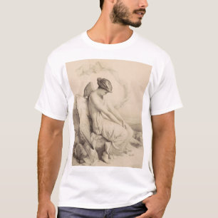 Christlicher Engel auf Stein T-Shirt