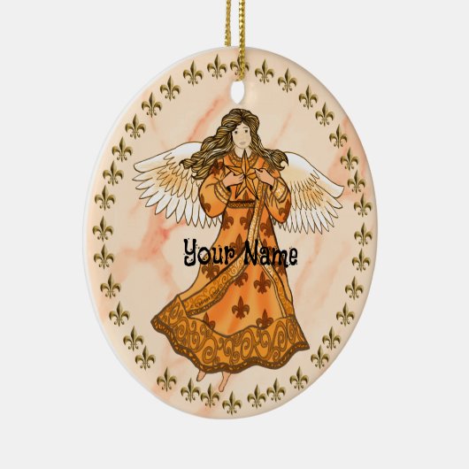 Christlicher Engel Keramik Ornament (Rechts)