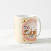 Christlicher Engel Taube Kaffeetasse (VorderseiteRechts)