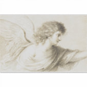 Christlicher Engel von Francesco Bartolozzi Aufkleber (Vorderseite)