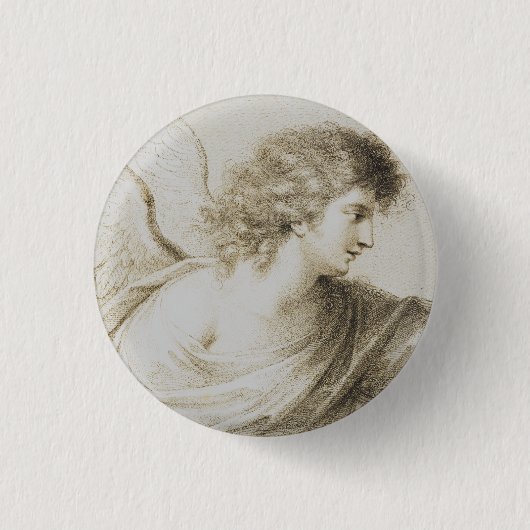 Christlicher Engel von Francesco Bartolozzi Button (Vorderseite)