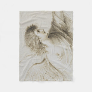Christlicher Engel von Francesco Bartolozzi Fleecedecke