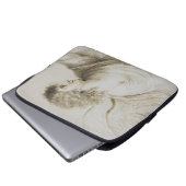 Christlicher Engel von Francesco Bartolozzi Laptopschutzhülle (Vorne Knopf)
