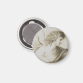 Christlicher Engel von Francesco Bartolozzi Magnet (Vorderseite/Rückseite)