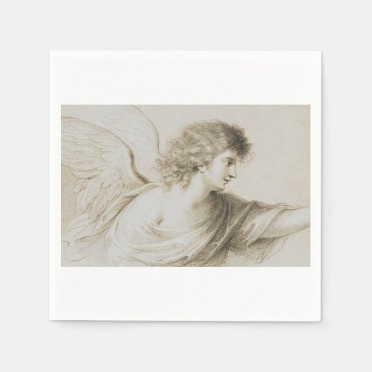 Christlicher Engel von Francesco Bartolozzi Serviette (Vorderseite)