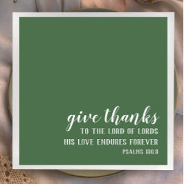 Christlicher Erntedank Bible Verse Stilvoll Serviette