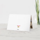 Christlicher Erntedank Feiertagskarte (Rückseite)