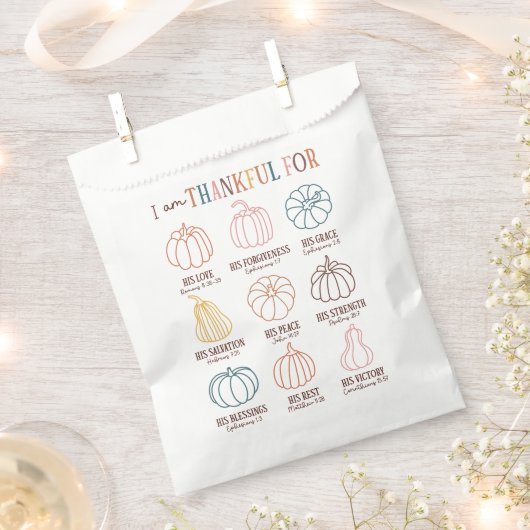 Christlicher Erntedank Geschenktütchen (Ausgeschnitten)