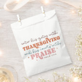 Christlicher Erntedank Geschenktütchen (Ausgeschnitten)