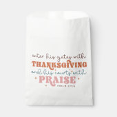 Christlicher Erntedank Geschenktütchen (Vorderseite)