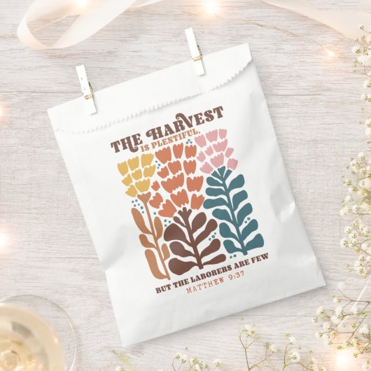 Christlicher Erntedank Geschenktütchen (Ausgeschnitten)