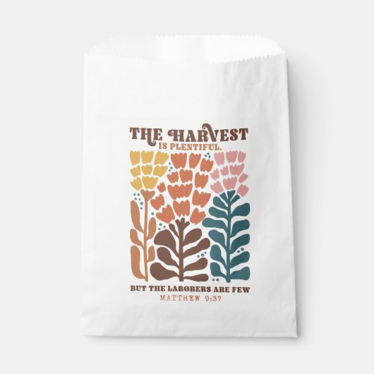 Christlicher Erntedank Geschenktütchen (Vorderseite)