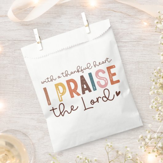 Christlicher Erntedank Geschenktütchen (Ausgeschnitten)