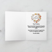 Christlicher Erntedank Karte (Innenseite)