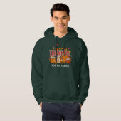 Christlicher Erntedank Pumpkin THANKFUL Familie Hoodie (Vorne ganz)