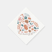 Christlicher Erntedank Serviette (Ecke)