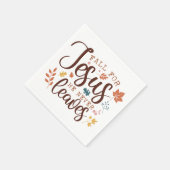 Christlicher Erntedank Serviette (Ecke)