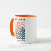 Christlicher Erntedank Tasse (Vorderseite Links)