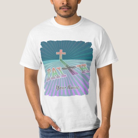 Christlicher Faith Cross T - Shirt (Vorderseite)