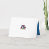 Christlicher Faith Polar Bear Friends Feiertagskarte (Rückseite)