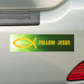 Christlicher Fisch | Jesus folgen Autoaufkleber (Auf Auto)