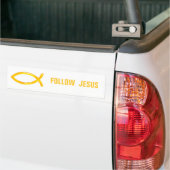 Christlicher Fisch | Jesus folgen Autoaufkleber (Auf Lkw)